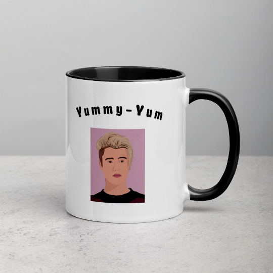Justin Bieber Mug, Justin Bieber Lover Gift,  Believer Gift, Pop Music Lover, Yummy Yummy, Justin Bieber Gift, Justin Bieber Coffee Mug