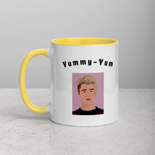 Justin Bieber Mug, Justin Bieber Lover Gift,  Believer Gift, Pop Music Lover, Yummy Yummy, Justin Bieber Gift, Justin Bieber Coffee Mug