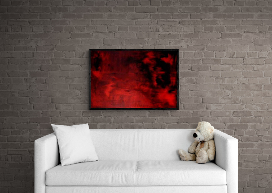 Red Soul  - Original Acrylic Painting