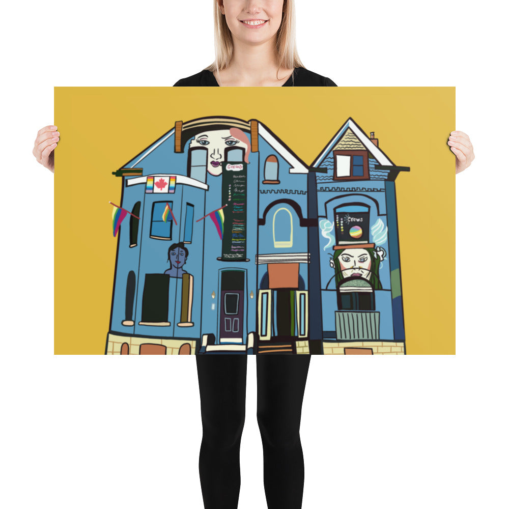 Crews and Tangos Church & Wellesley's Art Print Giclée