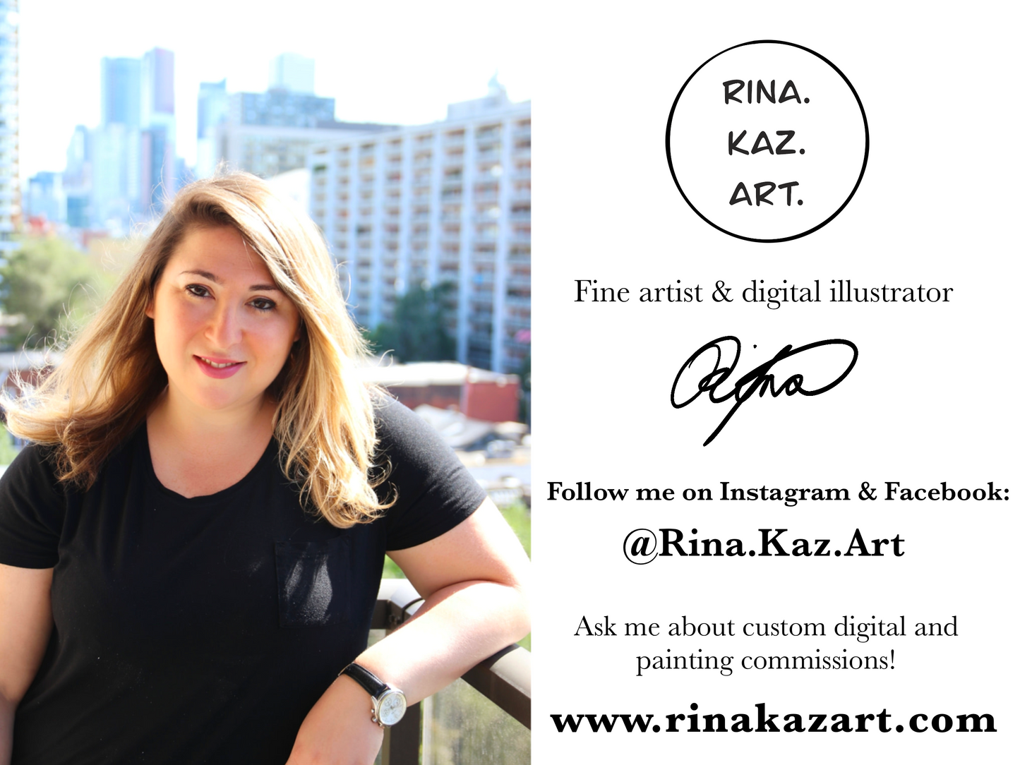 "Miami Breeze"  - Original Acrylic Painting by Canadian Artist Rina Kazavchinski