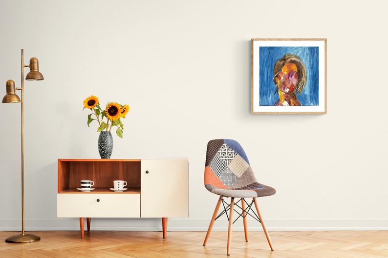 "The Girl Next Door" - Original Acrylic Painting