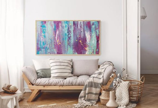 "Paradise Fountain" - Original Acrylic Painting