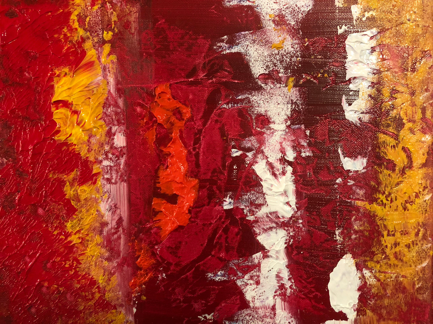 "Burning free"  - Original Acrylic Painting