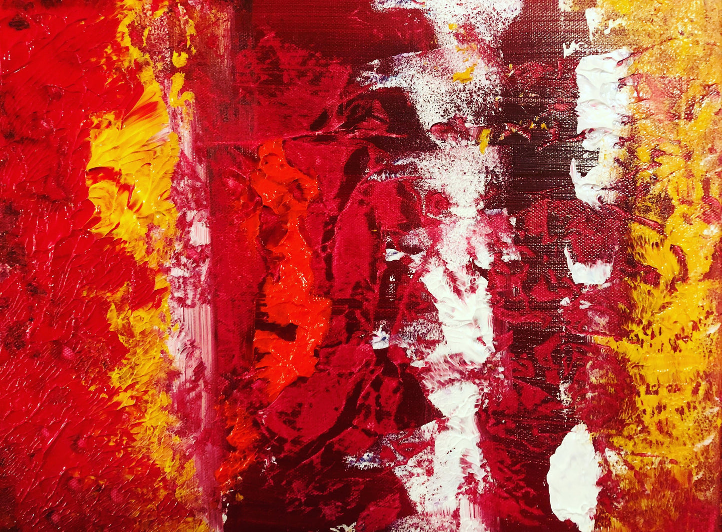 "Burning free"  - Original Acrylic Painting