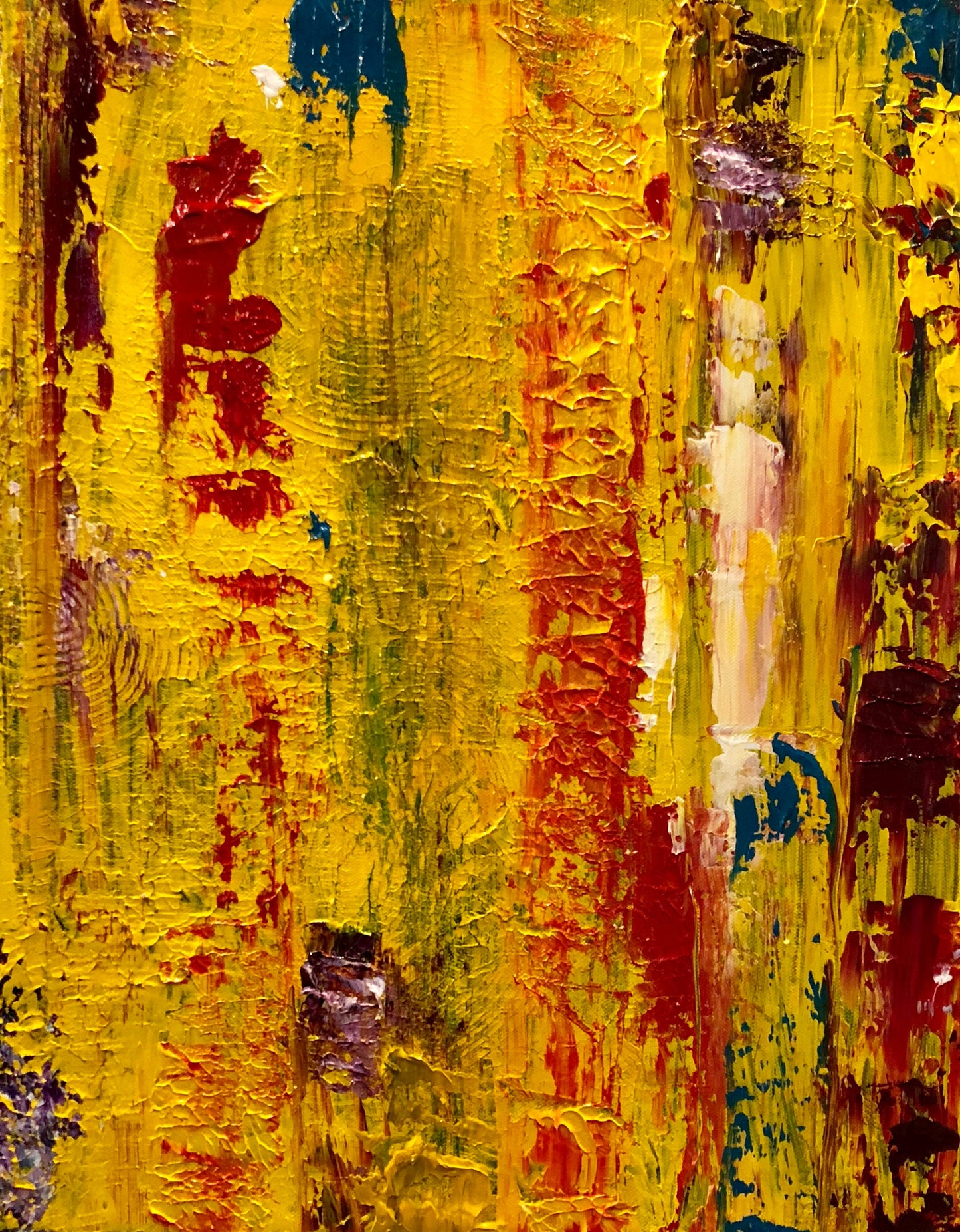 "Summer Night in NYC" - Original Acrylic painting