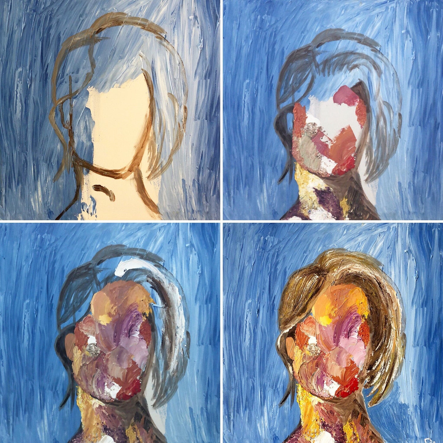 "The Girl Next Door" - Original Acrylic Painting