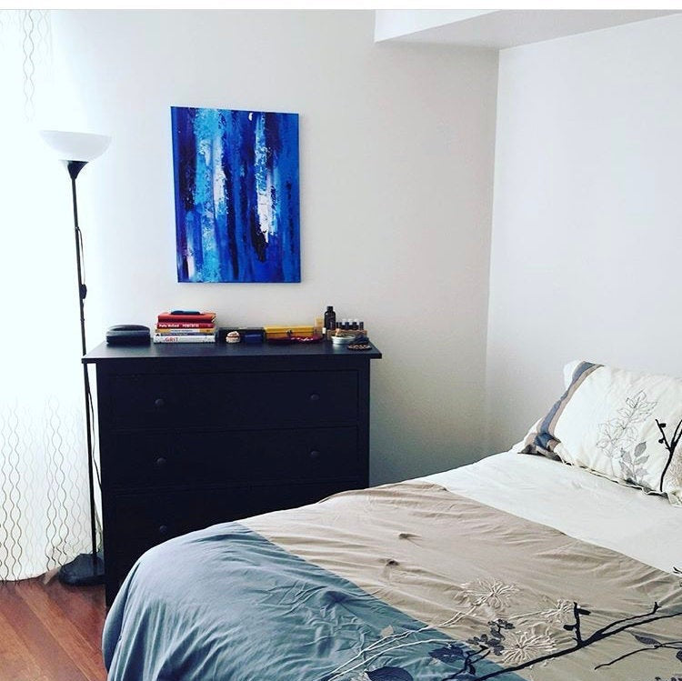 "A Winter Forest at Dawn" - Original Acrylic Painting