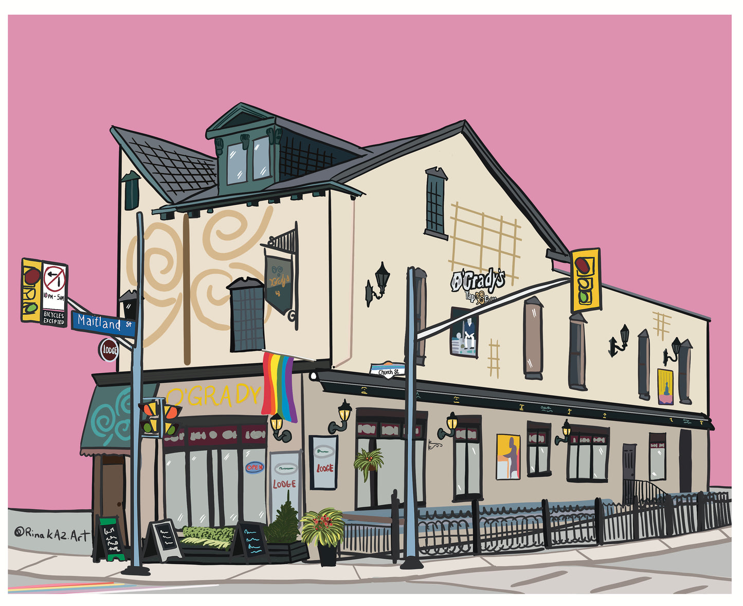 Custom Digital House or Business Portrait