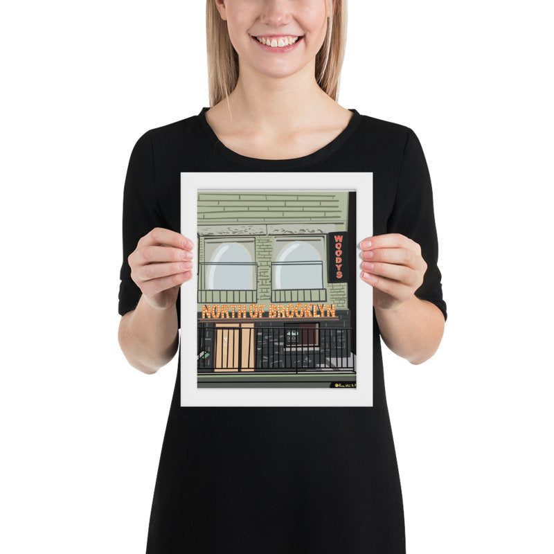 North of Brookyn Toronto Gay Village Art Print Giclée