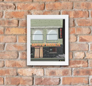 North of Brookyn Toronto Gay Village Art Print Giclée