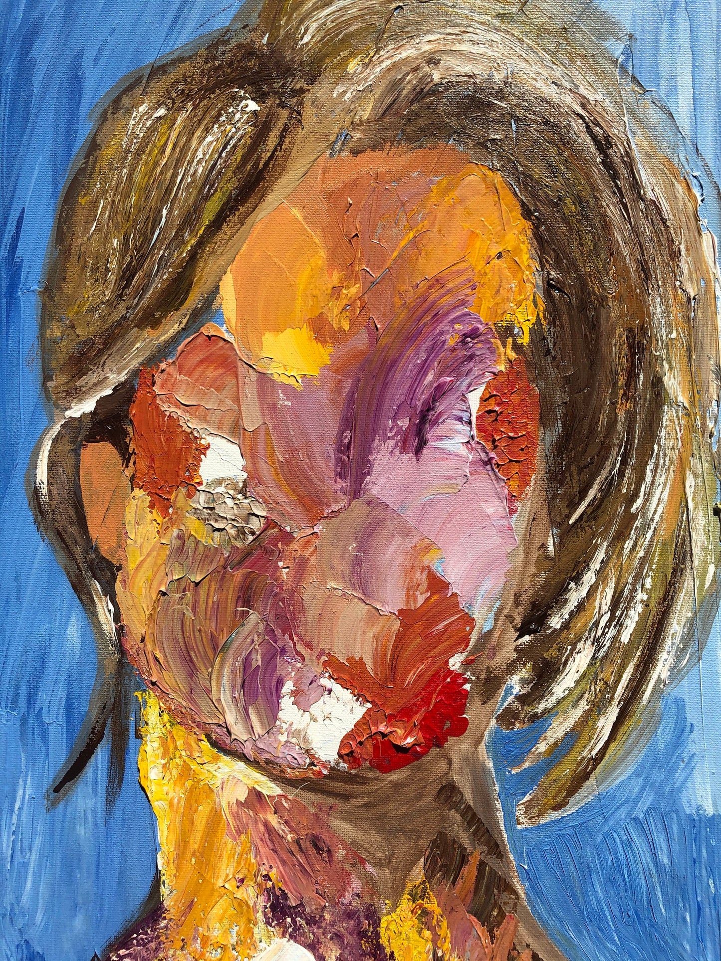 "The Girl Next Door" - Original Acrylic Painting