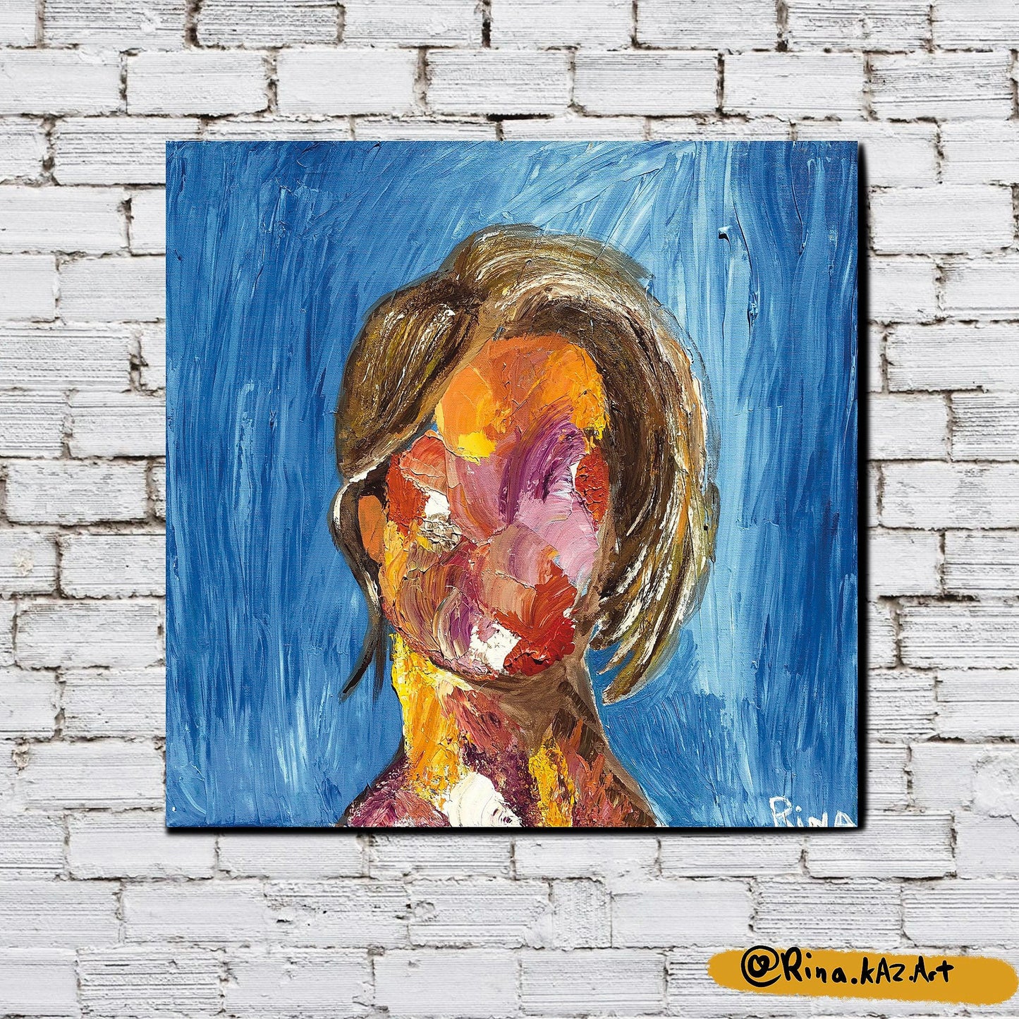 "The Girl Next Door" - Original Acrylic Painting