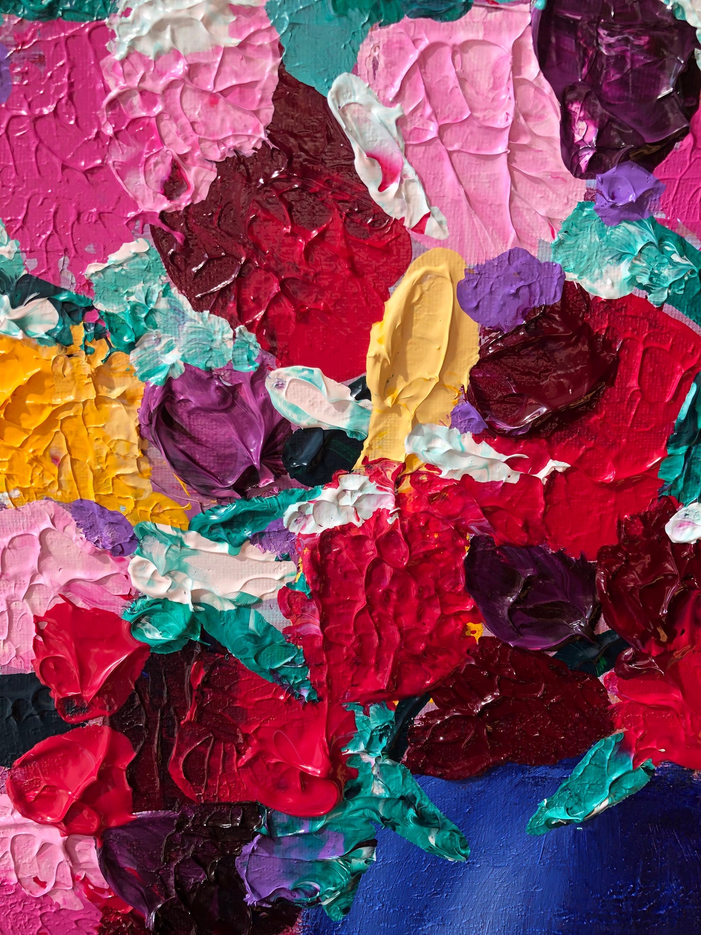 "Summer Bouquet of Flowers" - Original Acrylic Painting