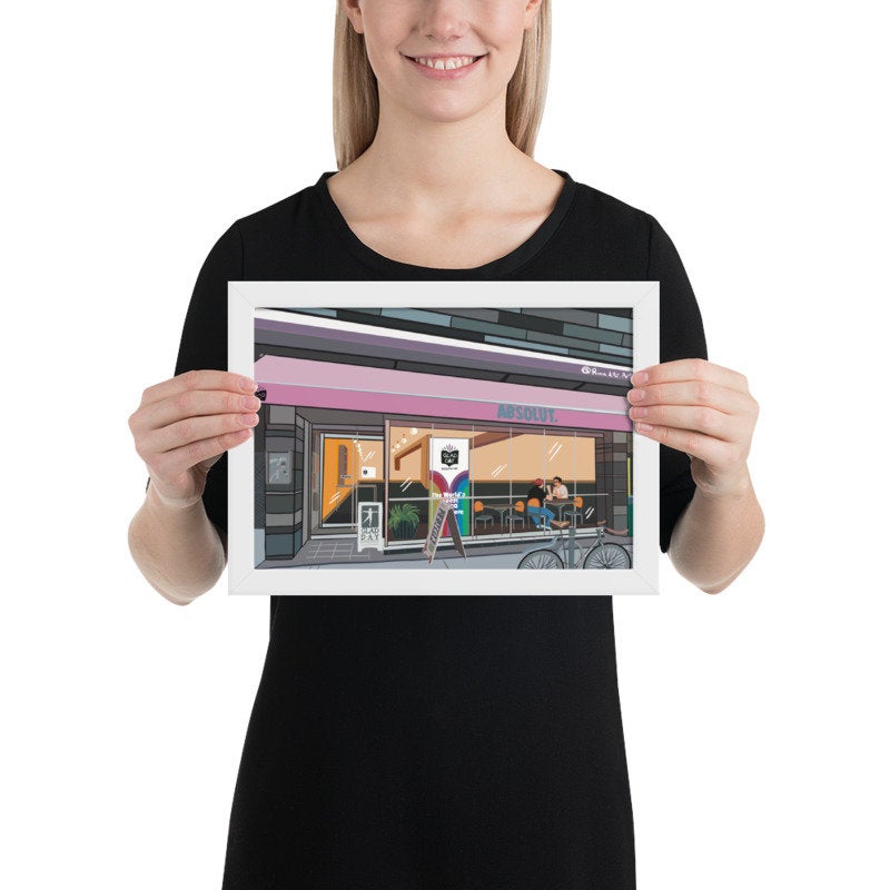 Your First Date Custom Digital Drawing