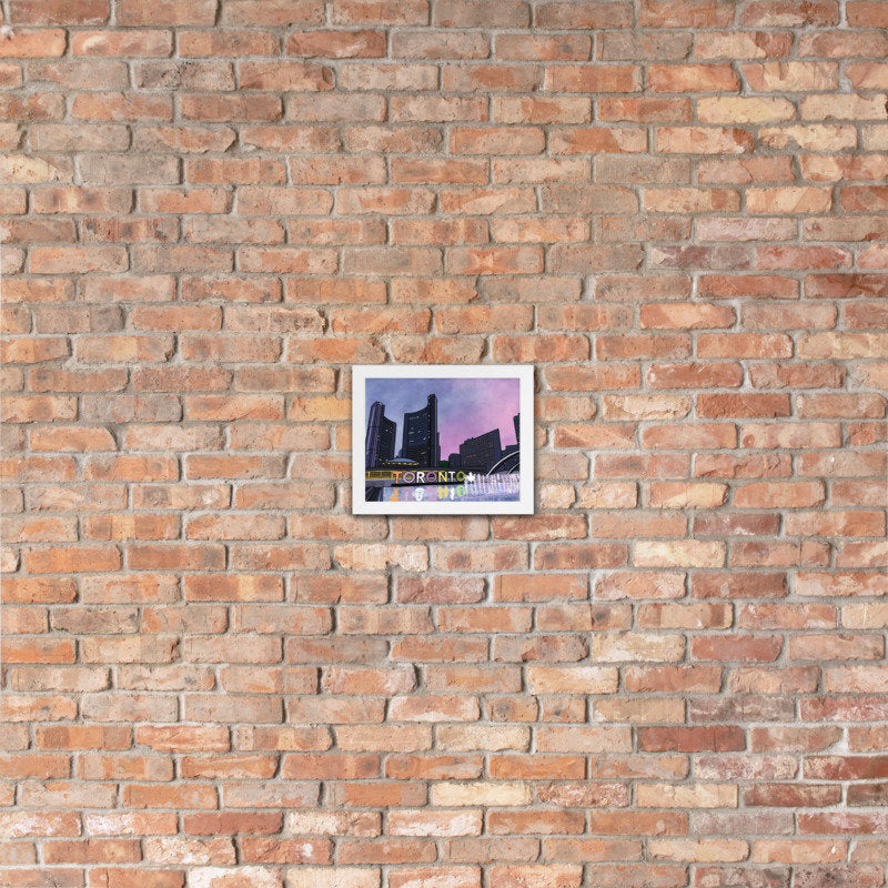 Toronto Nathan Phillips Square Art Print Giclée