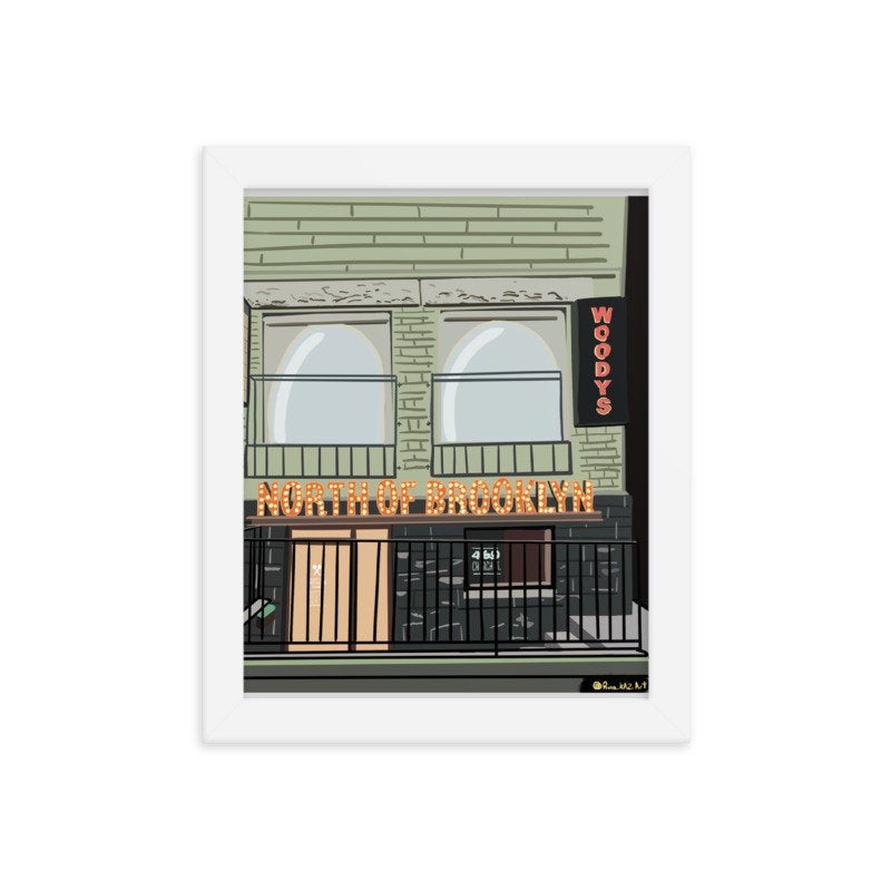 North of Brookyn Toronto Gay Village Art Print Giclée