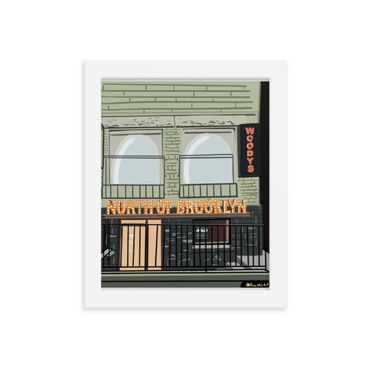 North of Brookyn Toronto Gay Village Art Print Giclée