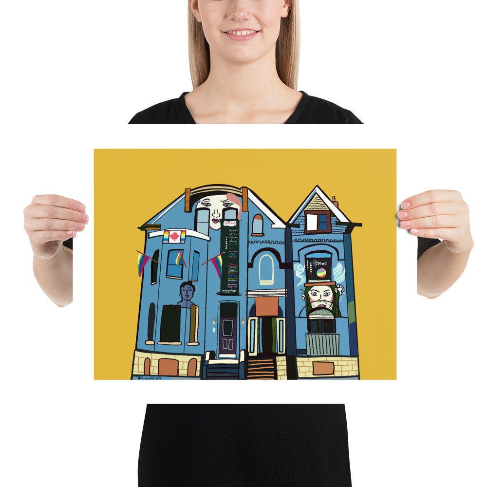 Crews and Tangos Church & Wellesley's Art Print Giclée