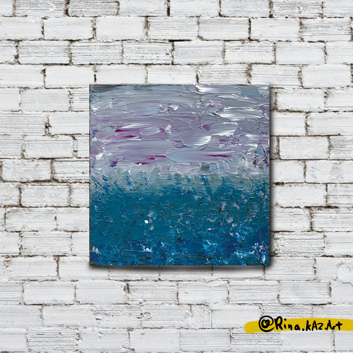 "Turbulent Waves"  - Original Acrylic Painting