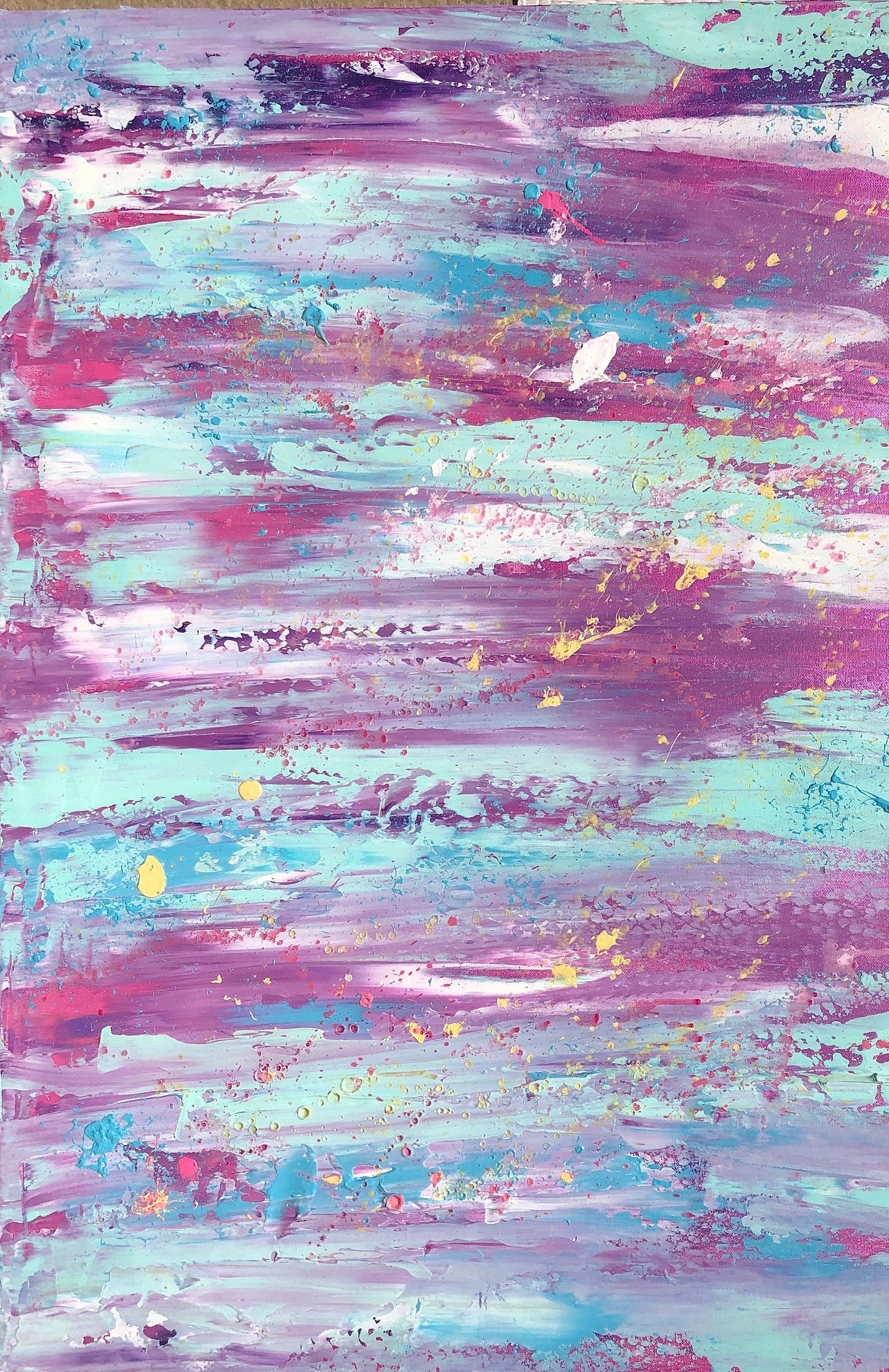 "Paradise Fountain" - Original Acrylic Painting