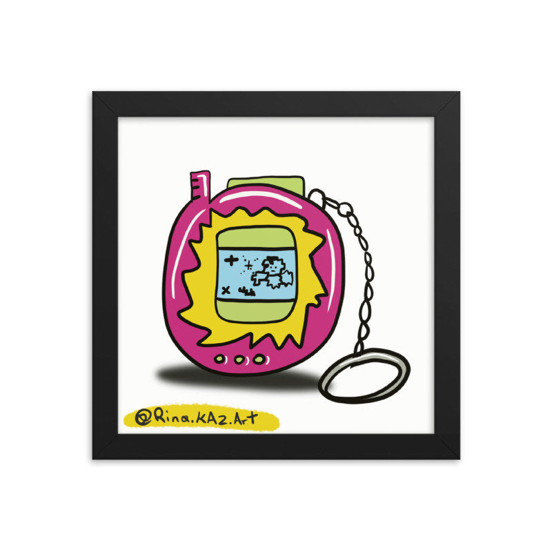 Tamagotchi 90's Toys - Art Print Giclée