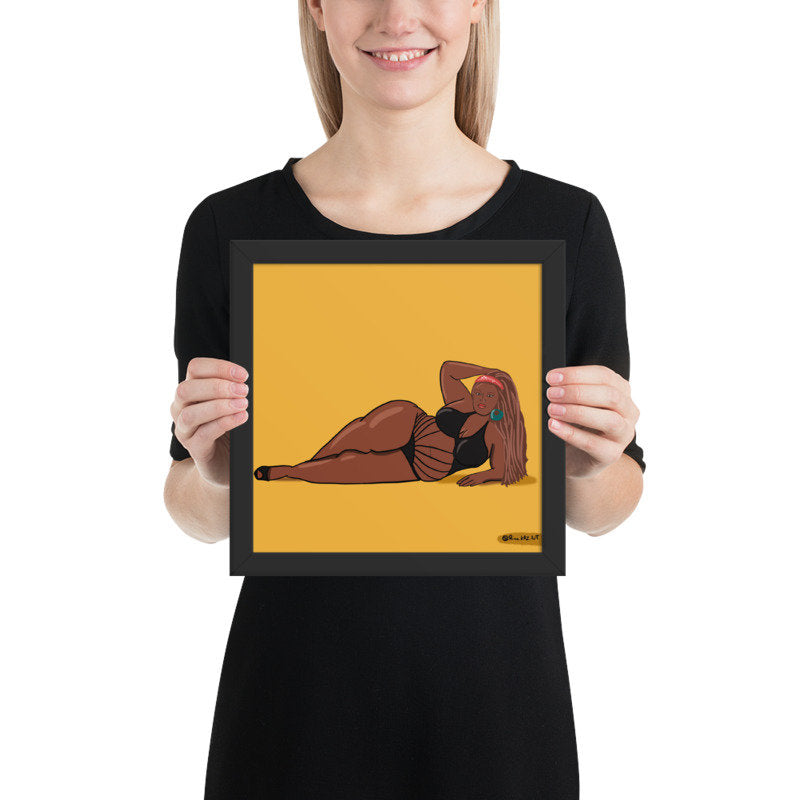 Curvy Woman   - Art Print Giclée Curvy Woman - Miss Sassy