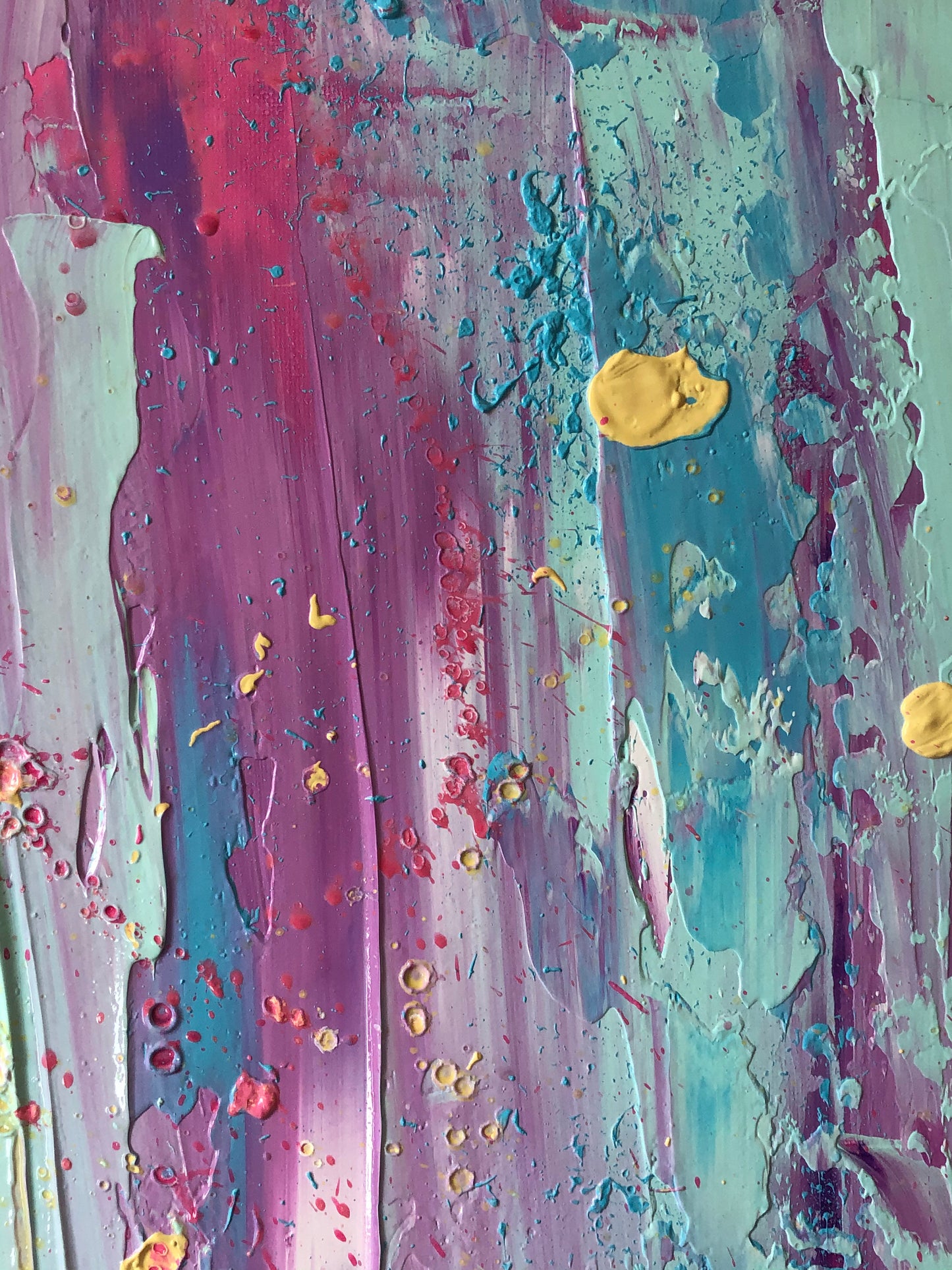 "Paradise Fountain" - Original Acrylic Painting