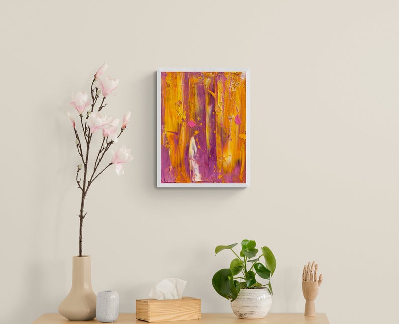 "Sunburst Journey" -  Original Acrylic Painting