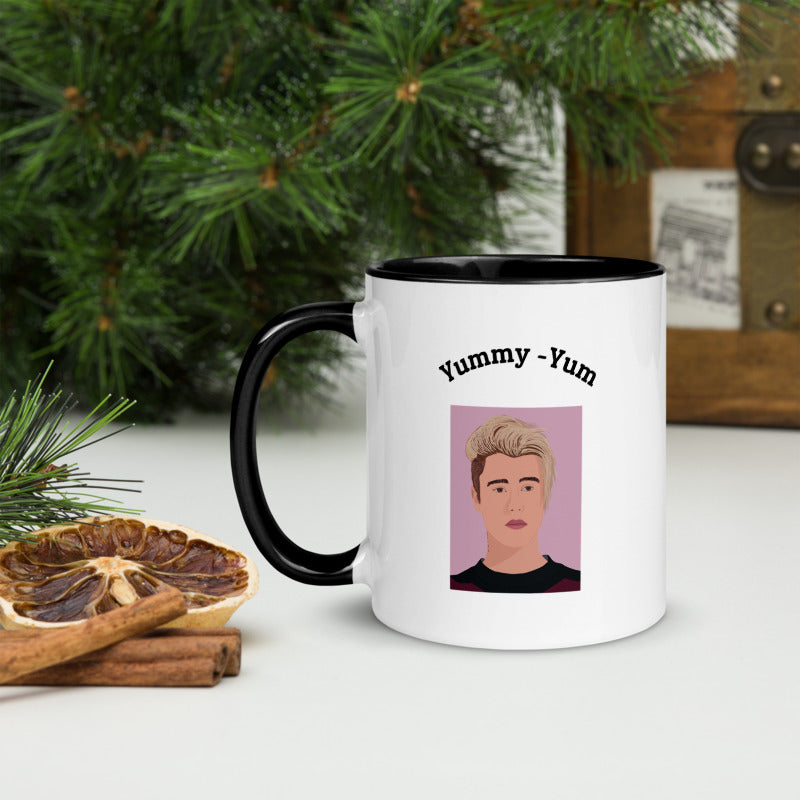 Justin Bieber Mug, Justin Bieber Lover Gift,  Believer Gift, Pop Music Lover, Yummy Yummy, Justin Bieber Gift, Justin Bieber Coffee Mug