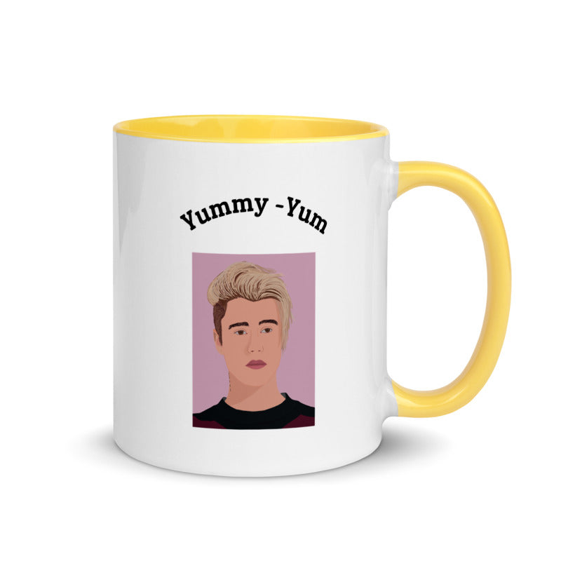 Justin Bieber Mug, Justin Bieber Lover Gift,  Believer Gift, Pop Music Lover, Yummy Yummy, Justin Bieber Gift, Justin Bieber Coffee Mug