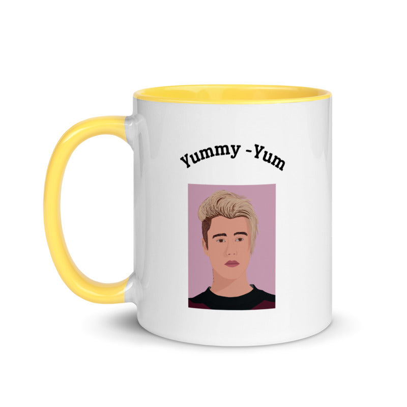 Justin Bieber Mug, Justin Bieber Lover Gift,  Believer Gift, Pop Music Lover, Yummy Yummy, Justin Bieber Gift, Justin Bieber Coffee Mug
