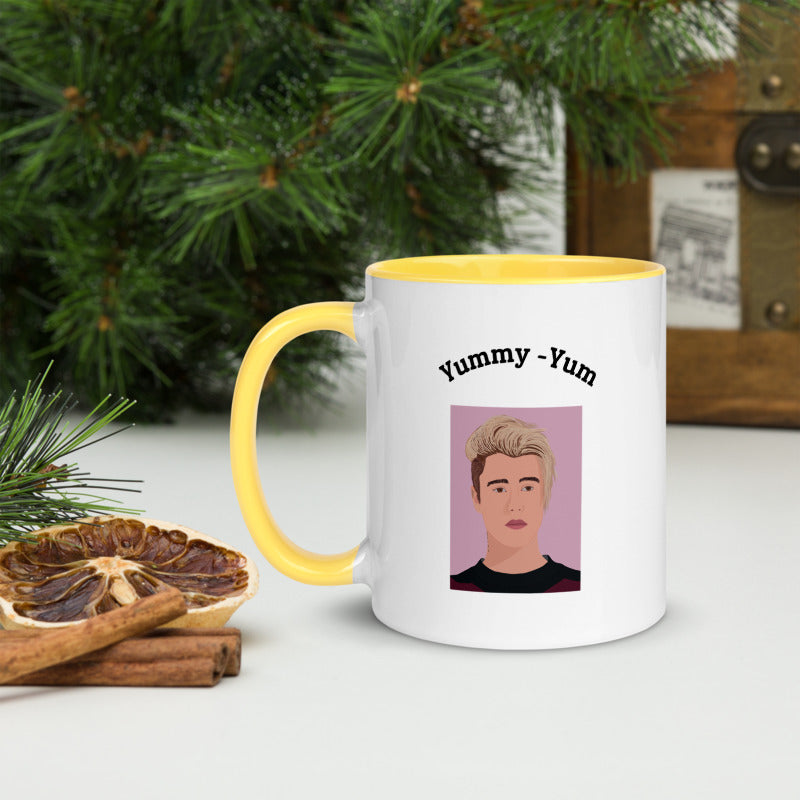 Justin Bieber Mug, Justin Bieber Lover Gift,  Believer Gift, Pop Music Lover, Yummy Yummy, Justin Bieber Gift, Justin Bieber Coffee Mug