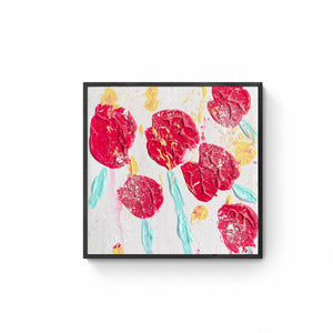 "Spring Showers on May Flowers"  -  Original Acrylic Floral Painting
