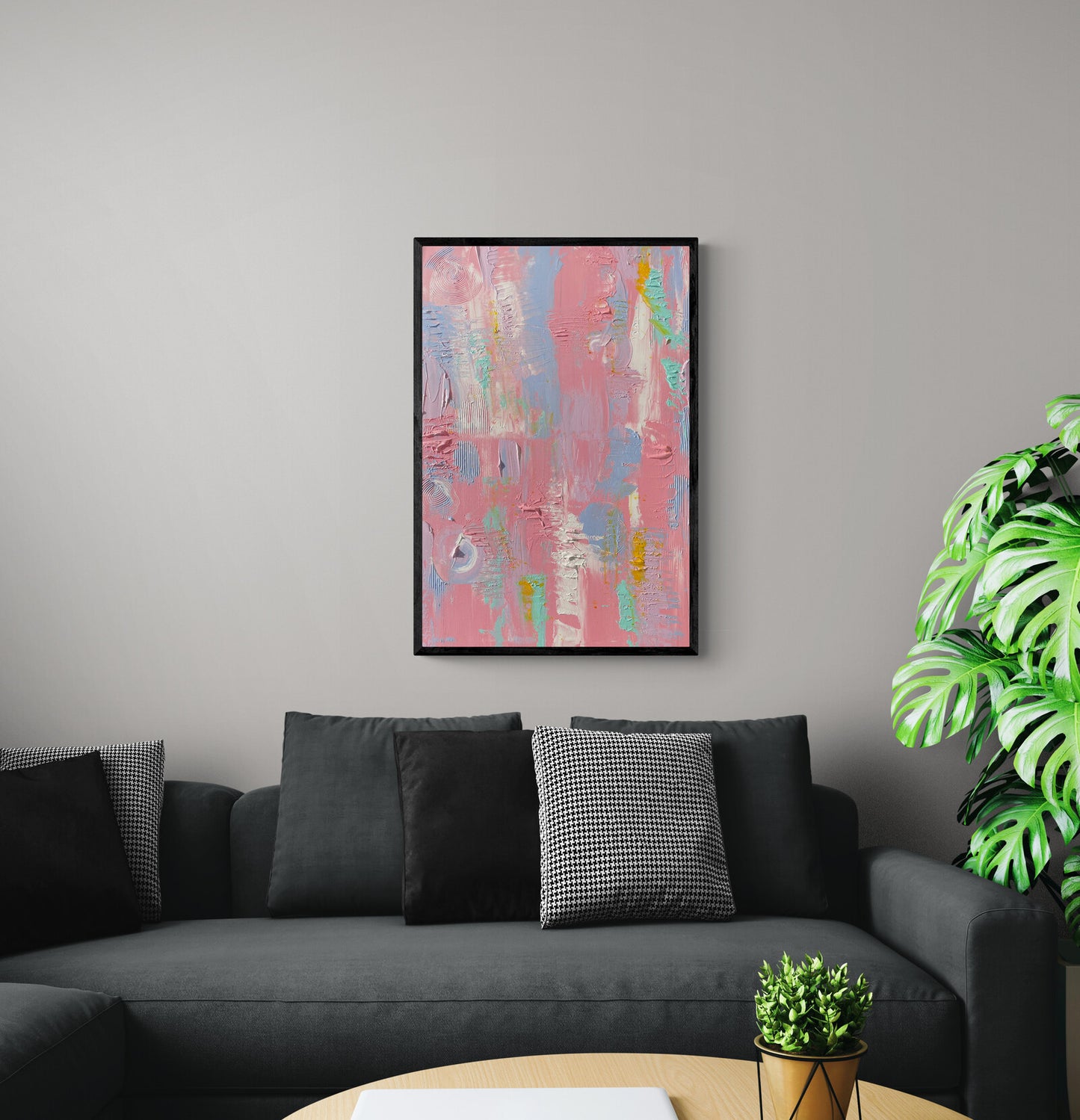 Cotton Candy Love -  Original Acrylic Painting