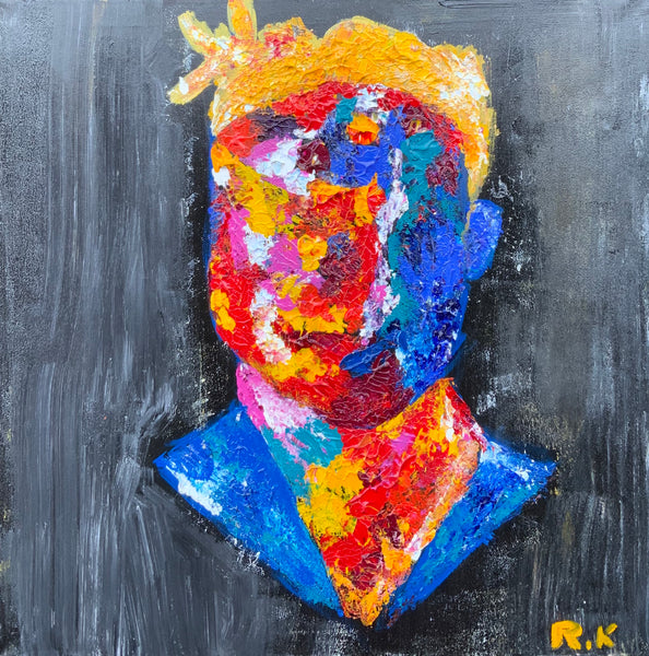 "The King Of Twitter" - Original Acrylic Painting