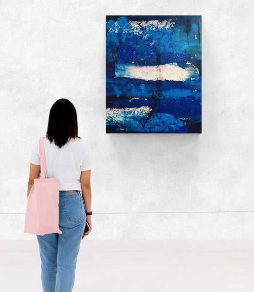 Custom Commissioned Painting Original by Canadian Abstract Artist Rina Kazavchinski