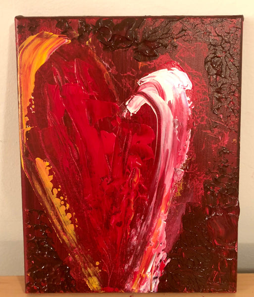 "Breathing Heart" - Original Acrylic Painting