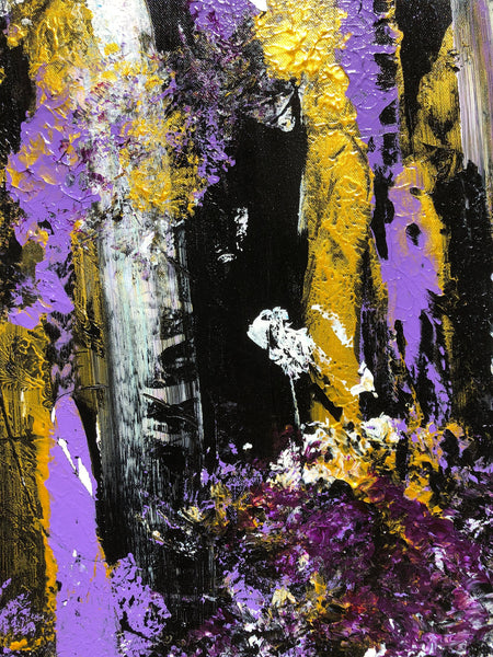 "Purple Jazz" - Original Acrylic Painting