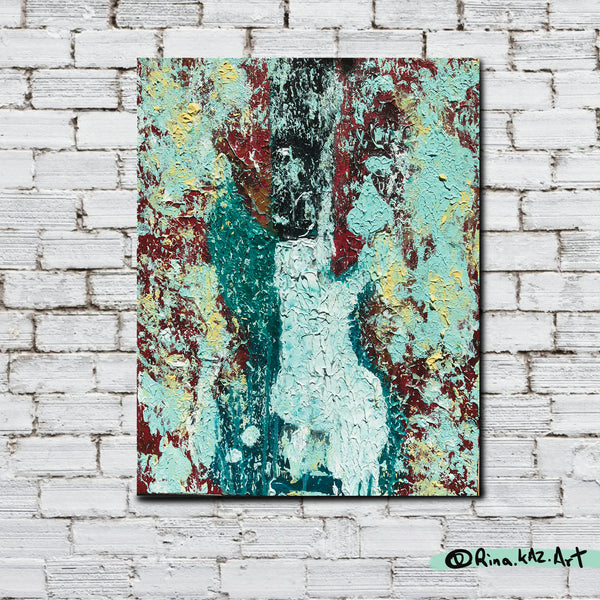 "Silent Guitar" -  Original Acrylic Painting