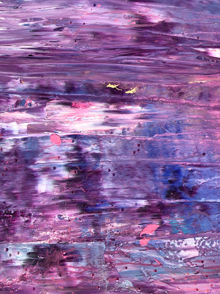 Rina Kazavchinski Purple Abstract Art