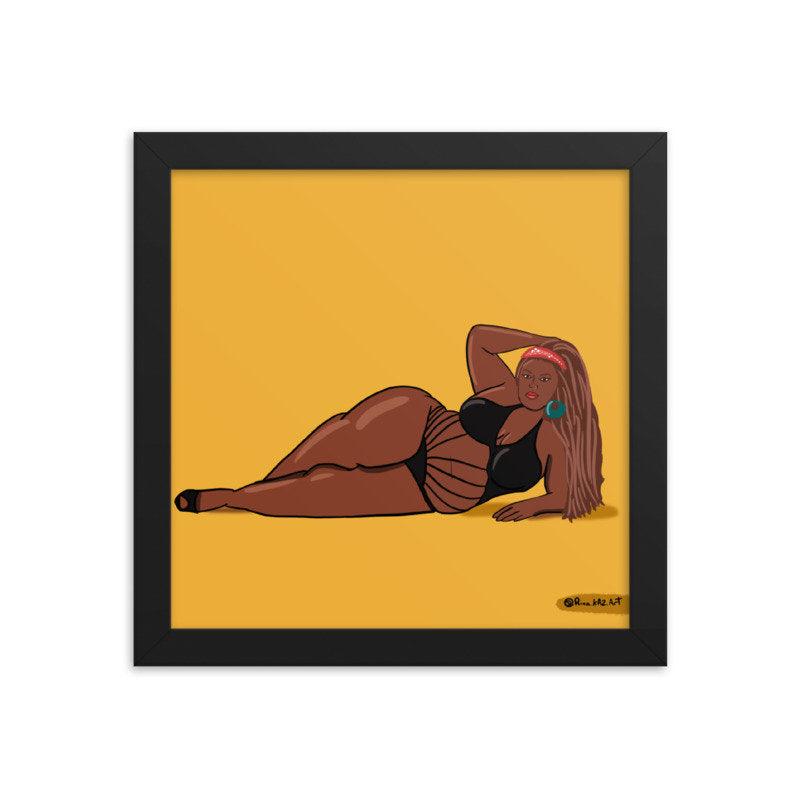 Curvy Woman   - Art Print Giclée Curvy Woman - Miss Sassy