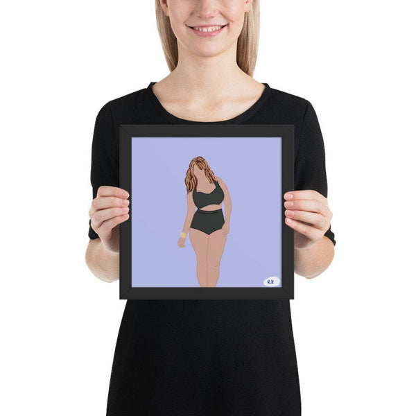 Curvy Girl Art Print   - Art Print - Digital Giclée