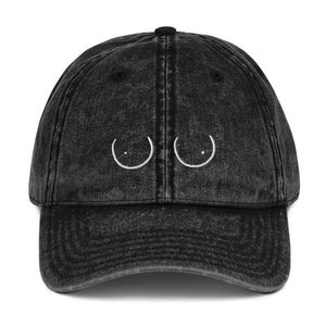 Vintage Cotton Twill Boob Cap